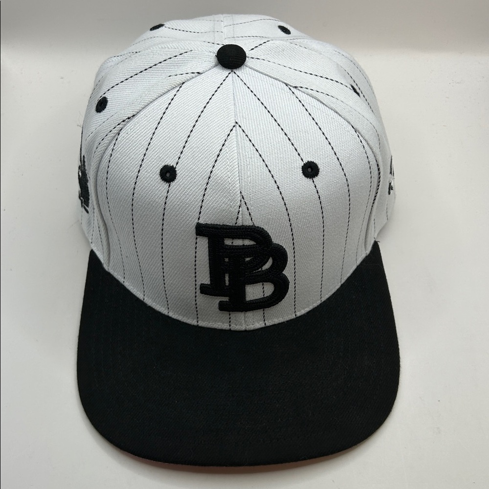 Playboy SnapBack baseball cap.  Pinstripes - Picture 2 of 12